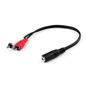 کابل تبدیل جک 3.5 میلی متری به RCA طول 0.3 متر