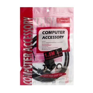 کابل برق سه پین لپ تاپ تسکو مدل دی 6 به طول 1.5 متر