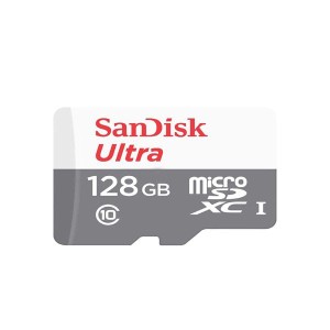کارت حافظه microSDXC سن دیسک مدل Ultra کلاس 10 استاندارد UHS-I سرعت 100MBps ظرفیت 128 گیگابایت با آداپتور