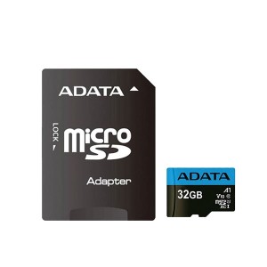 کارت حافظه microSDHC ای دیتا مدل Premier V10 A1 کلاس 10 استاندارد UHS-I سرعت 100MBps ظرفیت 32 گیگابایت