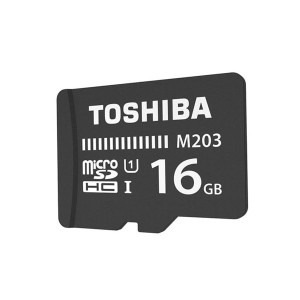 کارت حافظه microSDHC توشیبا مدل M203 کلاس 10 استاندارد UHS-I سرعت 100MBps ظرفیت 16 گیگابایت