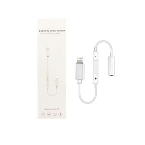 کابل تبدیل لایتنینگ به AUX مدل MH020 به طول 10 سانتی متر