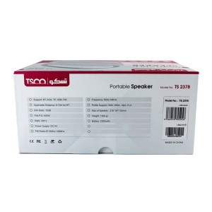 اسپیکر بلوتوثی تسکو مدل TS 2378