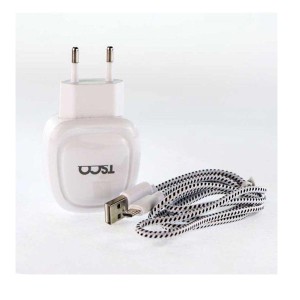 شارژر دیواری تسکو مدل TTC 46 به همراه کابل تبدیل microUSB