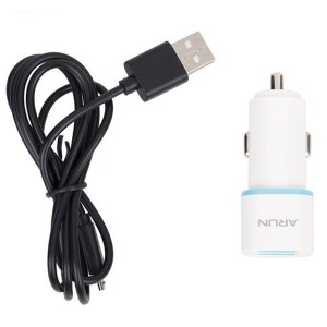 شارژر فندکی آران مدل C207 به همراه کابل microUSB