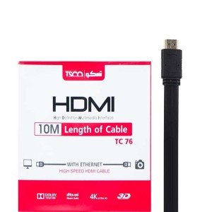 کابل HDMI تسکو مدل TC 76 به طول 10 متر