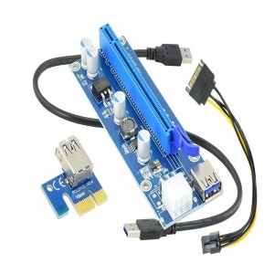 رایزر گرافیک تبدیل PCI EXPRESS X1 به X16 مدل 009s