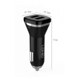 شارژر فندکی الدینیو مدل DL-219 همراه با کابل microUSB مشکی