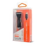 شارژر فندکی الدینیو مدل DL-219 همراه با کابل microUSB مشکی