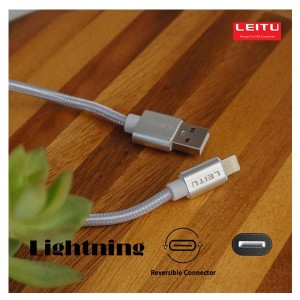 شارژر دیواری لیتو مدل LH-13 به همراه کابل تبدیل لایتنینگ