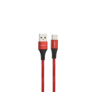 کابل تبدیل USB به USB-C لیتو مدل LD-38 طول 0.2 متر