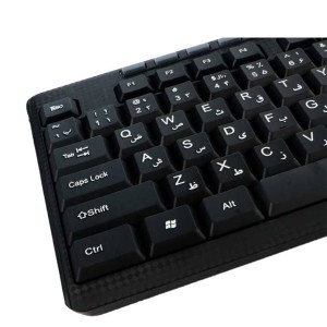 کیبورد وریتی مدل V-KB6117 با حروف فارسی