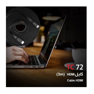 کابل HDMI تسکو مدل TC 72 به طول 3 متر