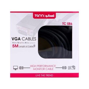 کابل VGA تسکو مدل TC 586 طول 5 متر
