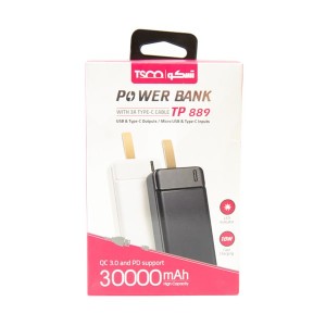 شارژر همراه تسکو مدل TP 889 ظرفیت 30000 میلی ‌آمپر ساعت