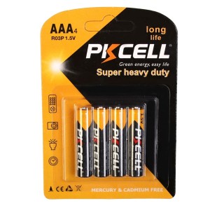 باتری نیم قلمی پیکسل مدل Super Heavy Duty بسته 4 عددی