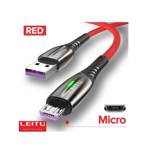 کابل تبدیل USB به MicroUSB لیتو مدل LD-51 طول 1 متر