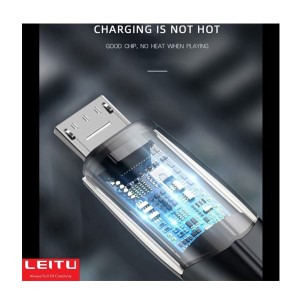 کابل تبدیل USB به MicroUSB لیتو مدل LD-51 طول 1 متر