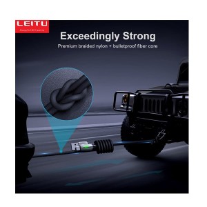 کابل تبدیل USB به MicroUSB لیتو مدل LD-51 طول 1 متر