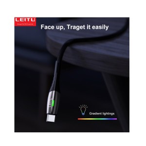 کابل تبدیل USB به USB-C لیتو مدل LD-51 طول 1 متر