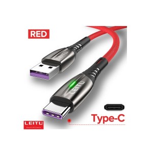 کابل تبدیل USB به USB-C لیتو مدل LD-51 طول 1 متر