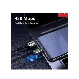 کابل تبدیل USB به USB-C لیتو مدل LD-51 طول 1 متر