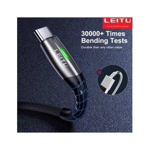 کابل تبدیل USB به USB-C لیتو مدل LD-51 طول 1 متر