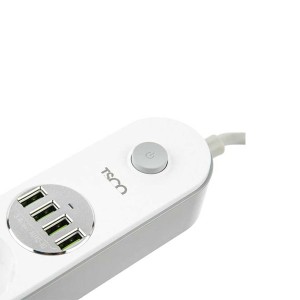 چهار راهی برق TSCO TPS 548U + چهار پورت USB