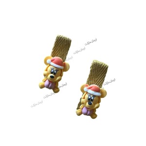 گیره موی فانتزی طرح مینی موس (پک دوتایی)