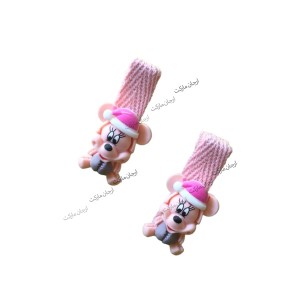 گیره موی فانتزی طرح مینی موس (پک دوتایی)