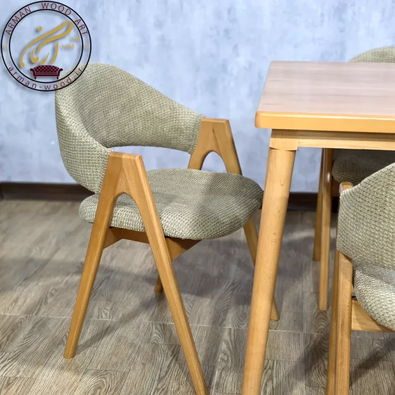 میز ناهار خوری ۶ نفره مدل نیلیا و میز وان-1608