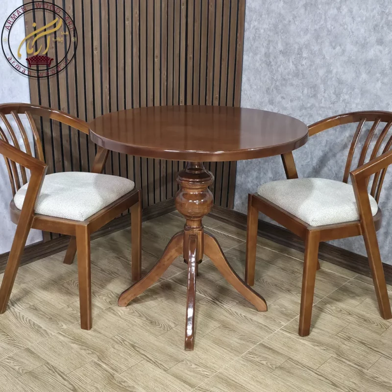 میز خاطره و صندلی سبدی