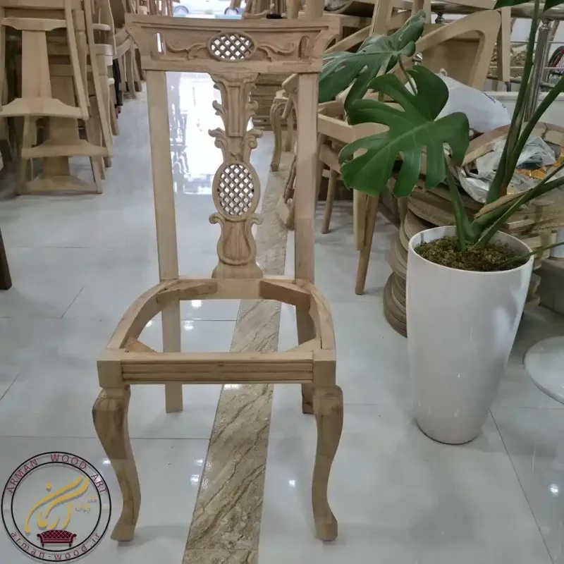 صندلی خام مدل آناناس - کد 1630