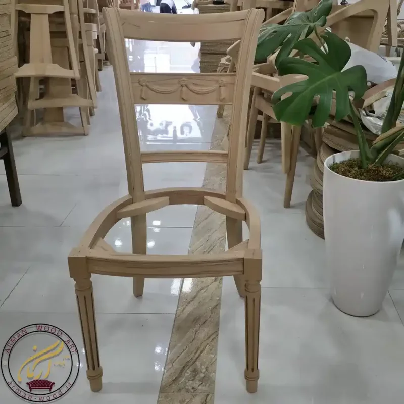 صندلی خام مدل پرده‌ای - کد1631