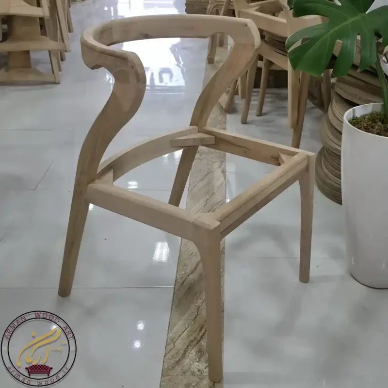 صندلی خام مدل رونیز - کد 1632