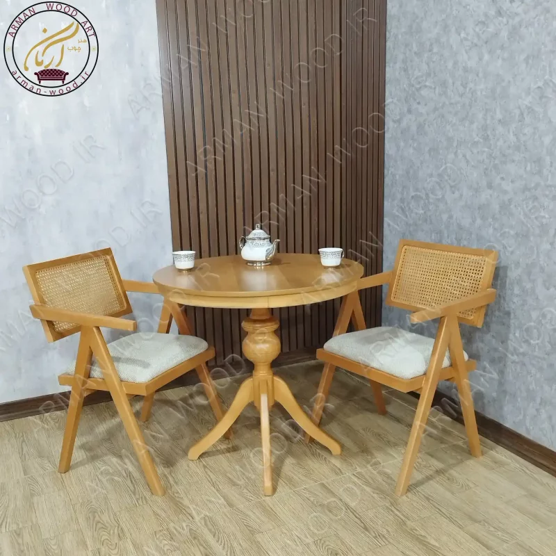 میز خاطره و صندلی حصیری -1666