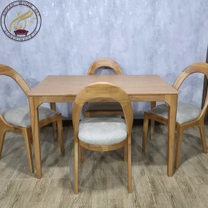 میز ناهار خوری 4 نفره مدل نوین با صندلی میلاد 1612