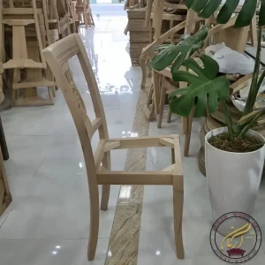 صندلی خام چوبی کیمیا - کد1627