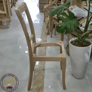 صندلی خام چوبی ناهید - کد 102