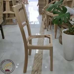 صندلی خام چوبی مدل ابرویی