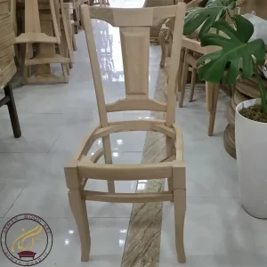 صندلی خام چوبی مدل لایت - کد 1637