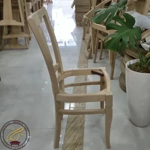 صندلی خام چوبی مدل لایت