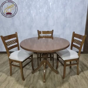 ناهار خوری ۴ نفره صندلی پازل و میز گلدانی