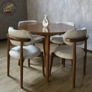میز ناهار خوری مدل نوبل و میز کیهان 4 نفره