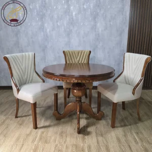 میز ناهار خوری 4 نفره مدل صندلی هکتور و میز عروس