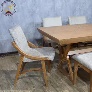 میز ناهار خوری مینیمال ۶ نفره