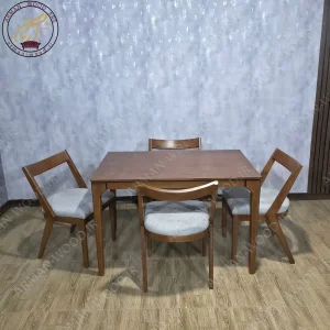 میز غذاخوری 4 نفره نوین با صندلی دیاموند - 1673