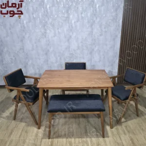 میز غذا خوری ۴ نفره مدل کرولا و سپهر