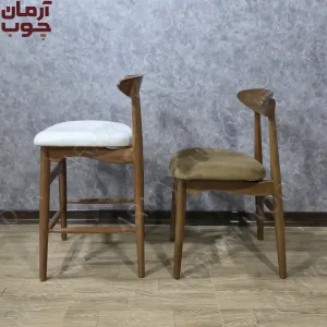 خرید و قیمت صندلی کانتر چوبی مدل وان