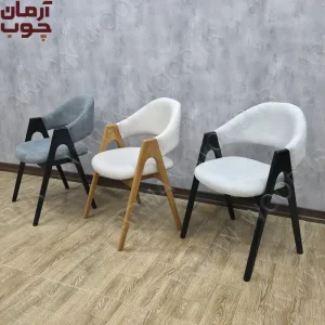 صندلی ناهار خوری چوب راش مدل نیلیا